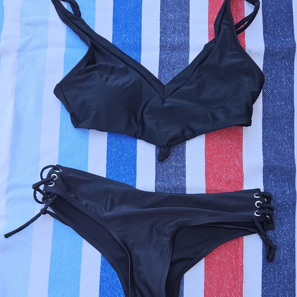 Black Women's Swimwear Set